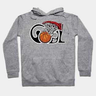 Straight to Goal BasketBall Tee Hoodie